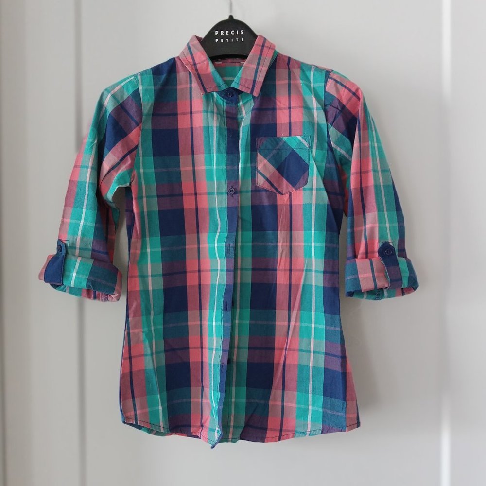 Plaid blouse